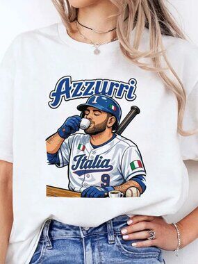 Italia WBC Baseball Azzurri Vinnie Pasquantino Shirt 254